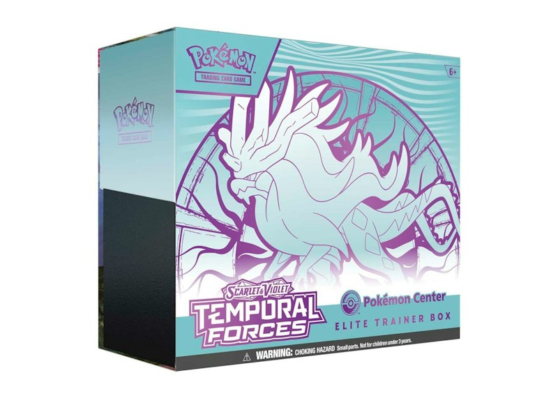 2024 Pok¨¦mon Scarlet & Violet Temporal Forces (Walking Wake) Pokemon Center Elite Trainer Box