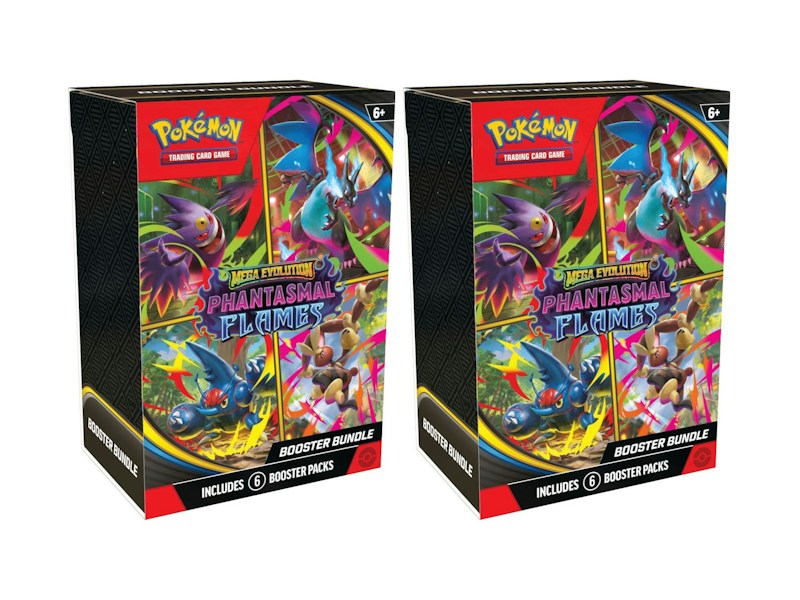 2025 Pok¨¦mon Mega Evolution Phantasmal Flames Booster Bundle 2x Lot