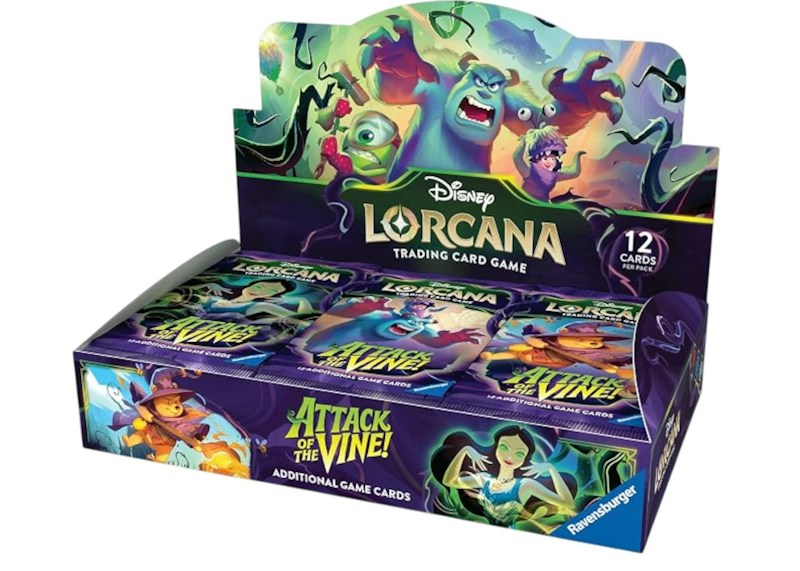 2026 Disney Lorcana Ravensburger Attack of the Vine! Booster Pack Display