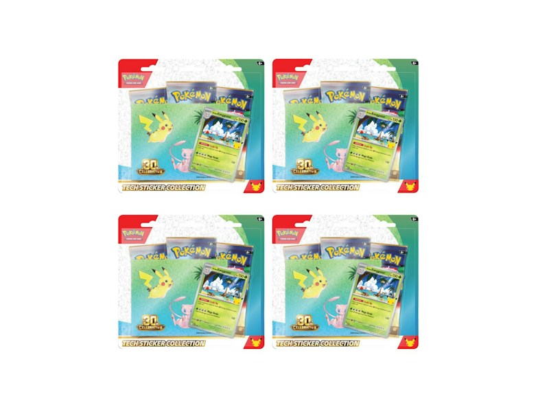 2026 Pok¨¦mon Mega Evolution 30th Celebration Tech Sticker Collection : Exeggutor Promo 4x Lot