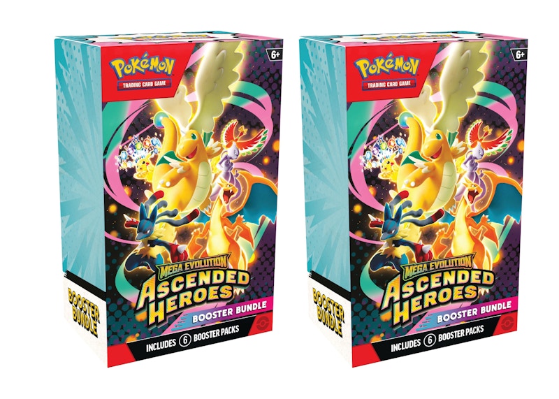 2026 Pok¨¦mon Mega Evolution Ascended Heroes Booster Bundle 2x Lot