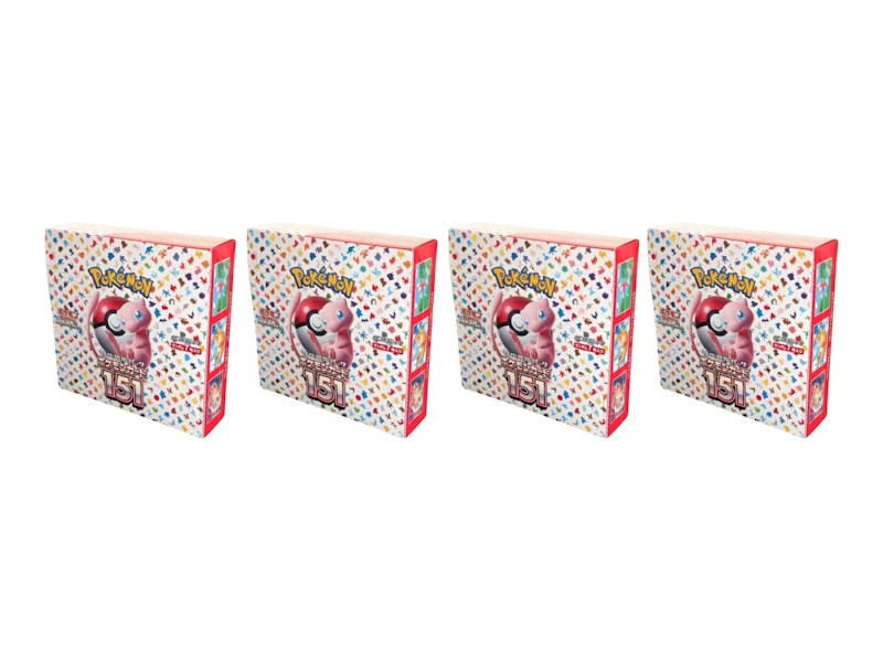 Pok¨¦mon Scarlet & Violet 151 Booster Box (Japanese) 4x Lot