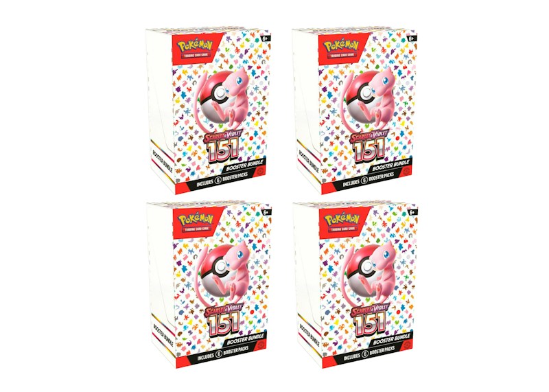 Pok¨¦mon TCG Scarlet & Violet 151 6pk Booster Bundle 4x Lot