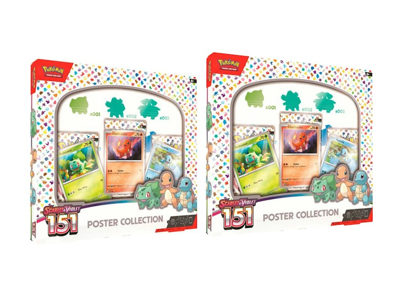 Pok¨¦mon TCG Scarlet & Violet 151 Poster Collection 2x Lot