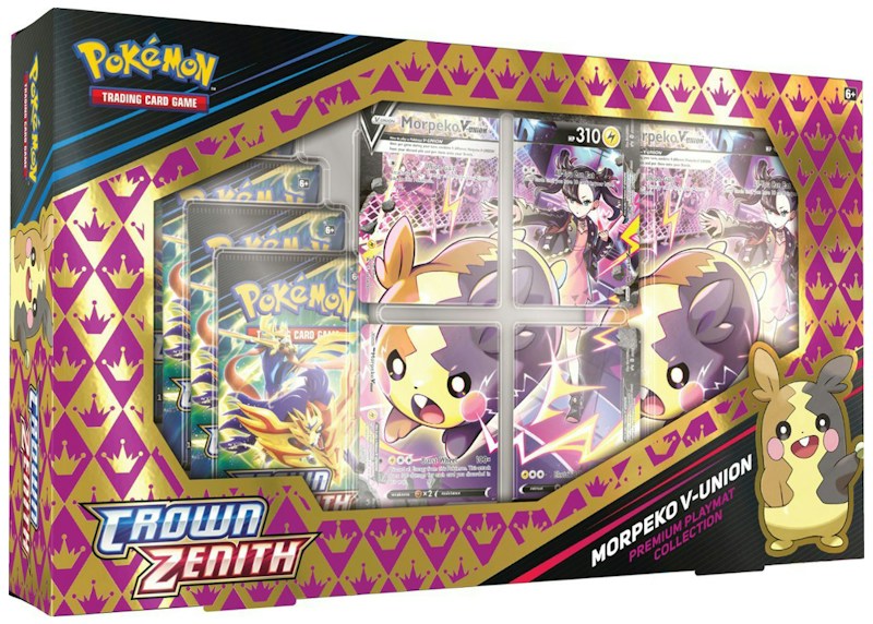 Pok¨¦mon TCG Sword & Shield Crown Zenith Morpeko V-UNION Premium Playmat Collection Box