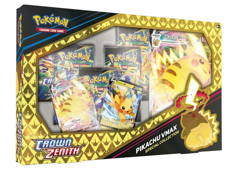 Pok¨¦mon TCG Sword & Shield Crown Zenith Pikachu VMAX Special Collection Box