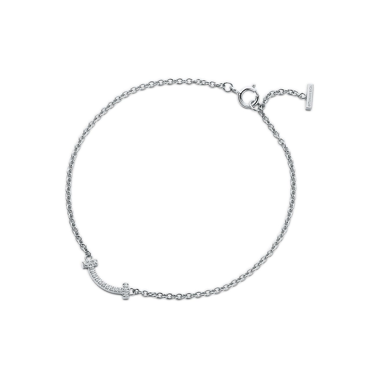 Tiffany Smile Diamond 18K Gold Bracelet