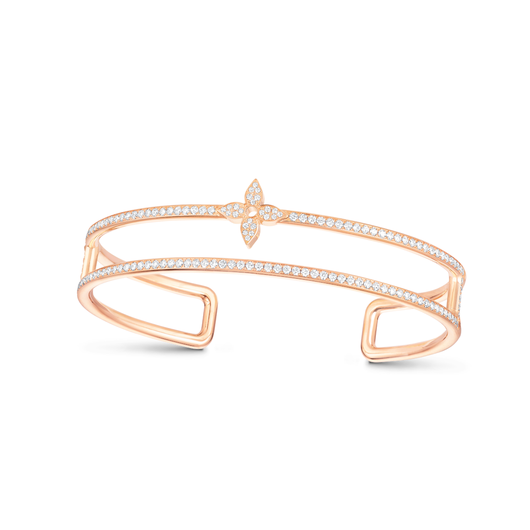 Louis Vuitton Idylle Blossom Two-Row 18K Gold Bracelet