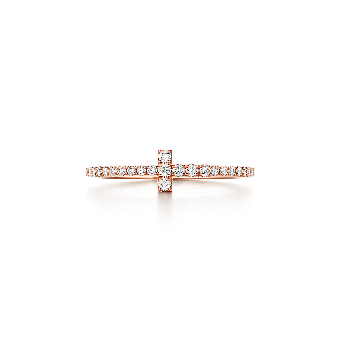 Tiffany Diamond Wire 18K Gold Ring