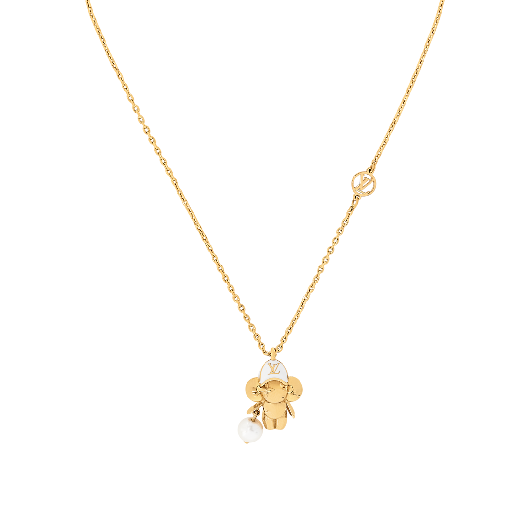 Louis Vuitton Vivienne 18K Gold Necklace