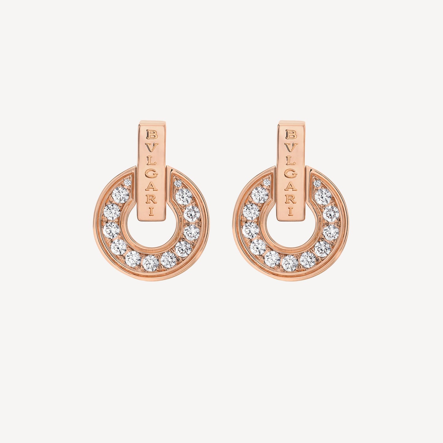 Bvlgari 18K Rose Gold Earrings