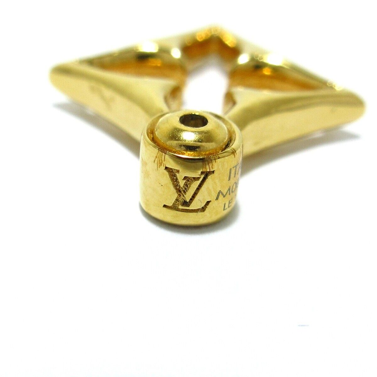 Louis Vuitton Flower Gram 18K Gold Earrings