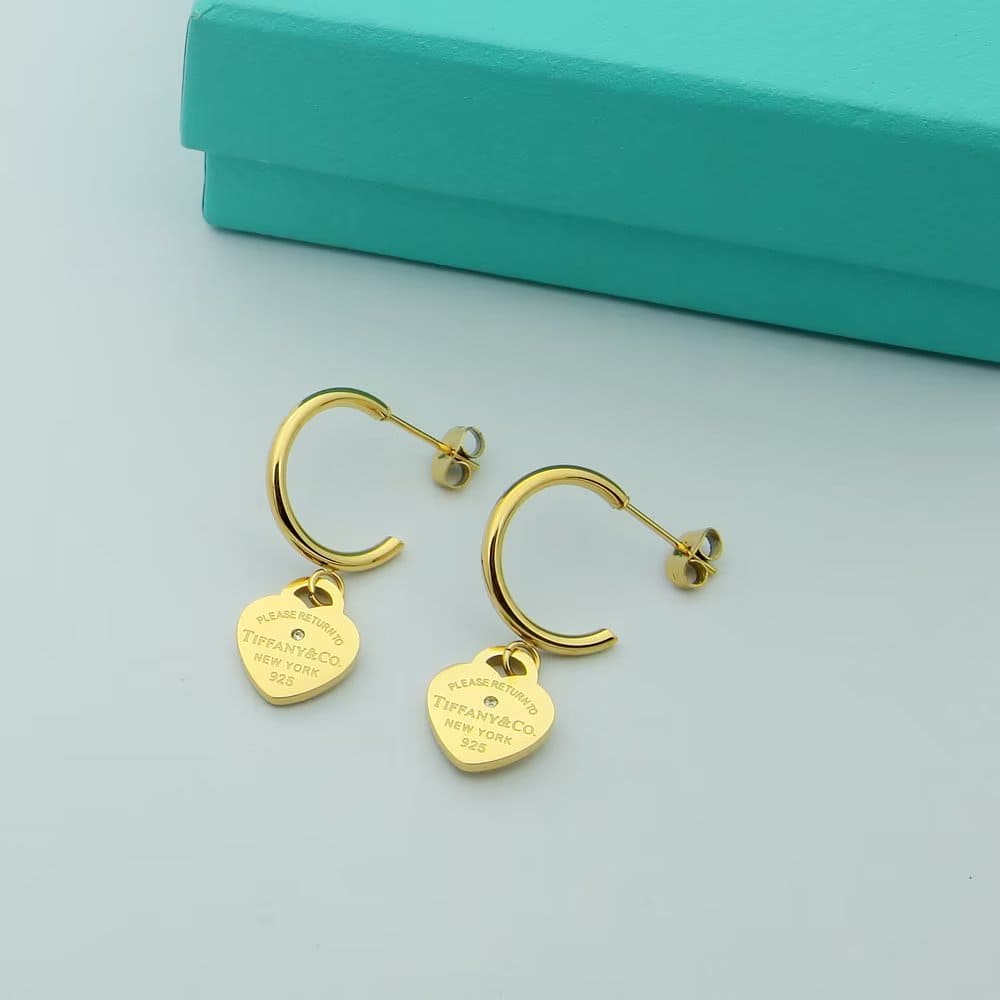 Tiffany Return to Hoop 18K Gold Earrings