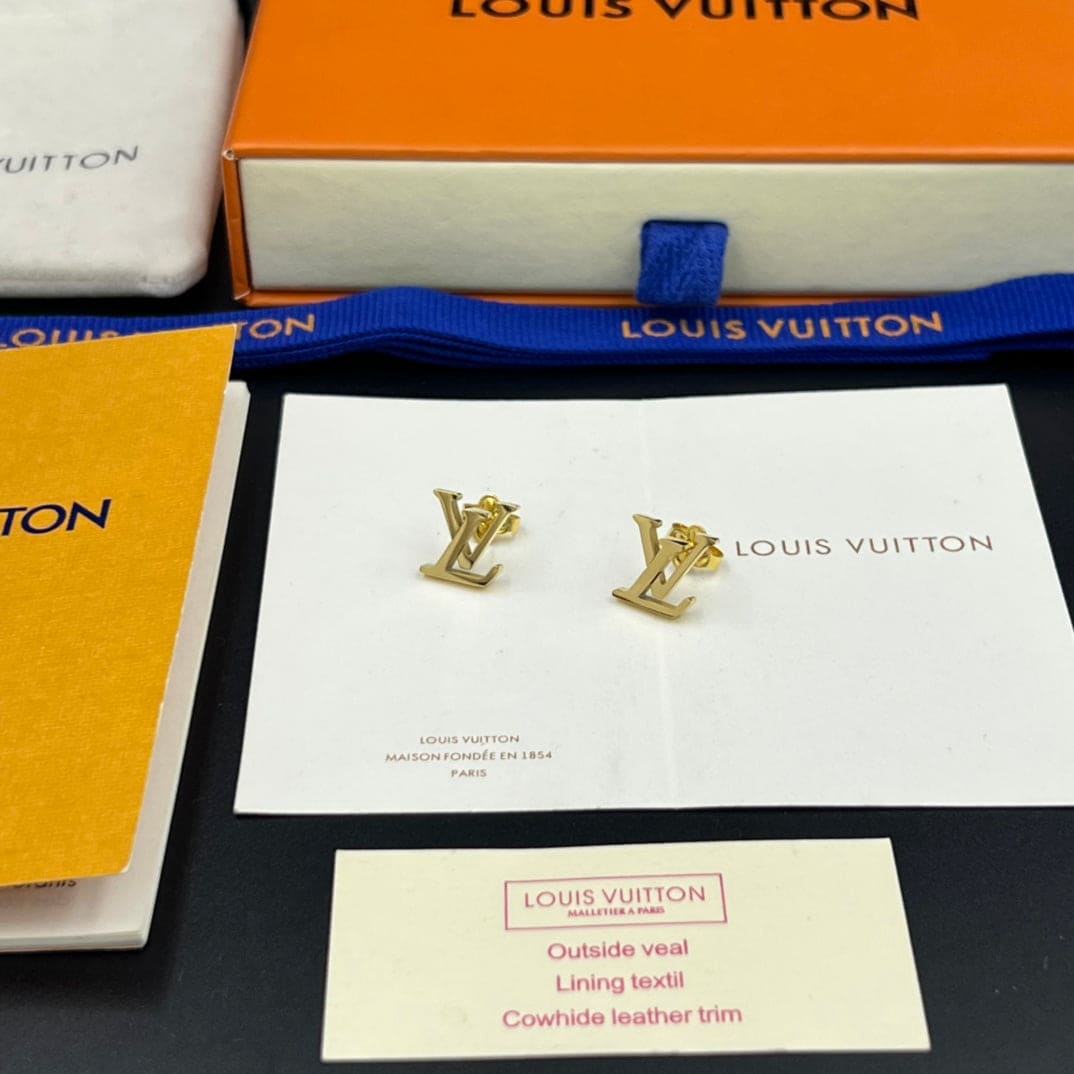 Louis Vuitton Iconic 18K Gold Earrings