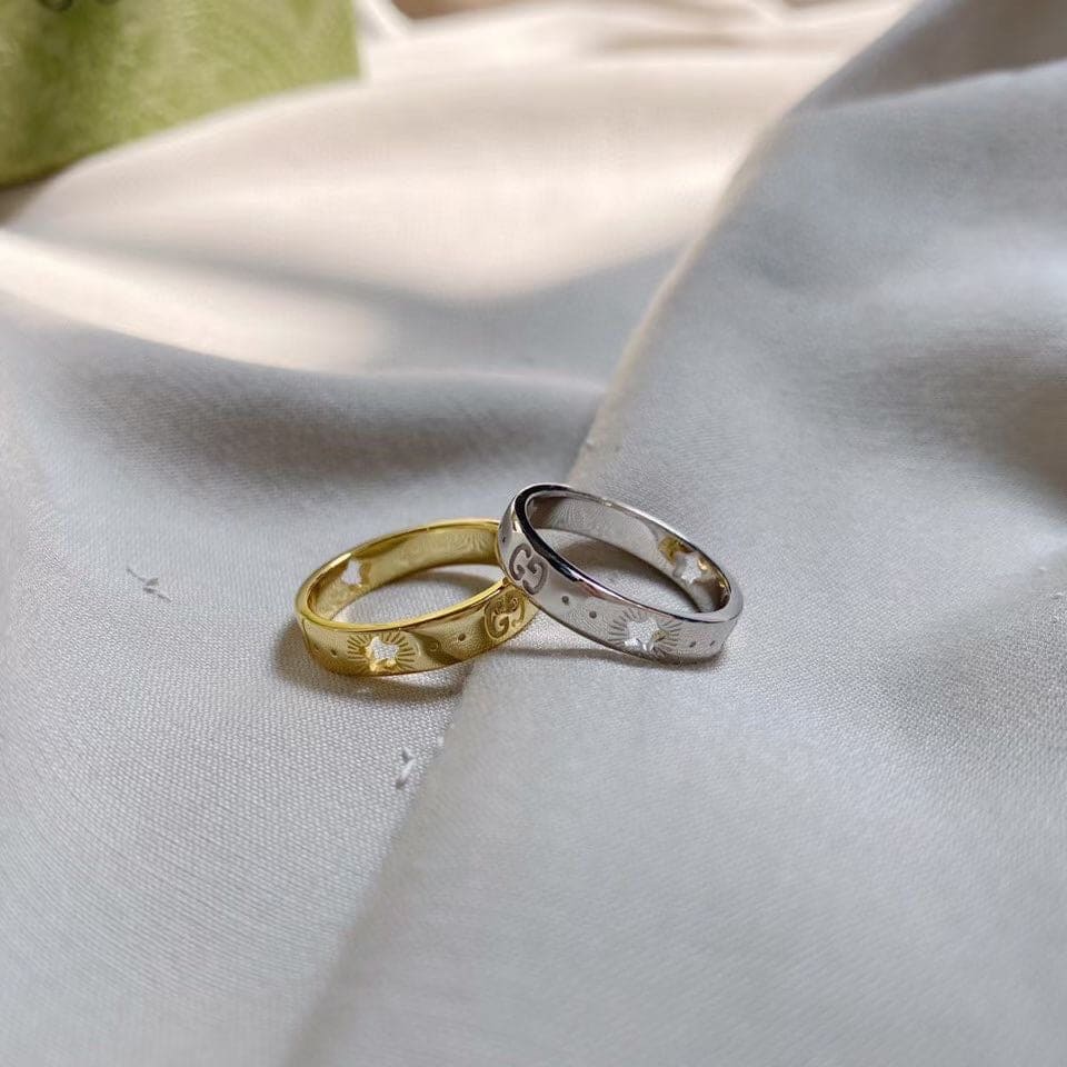 Gucci Double Icon 18K Gold Ring