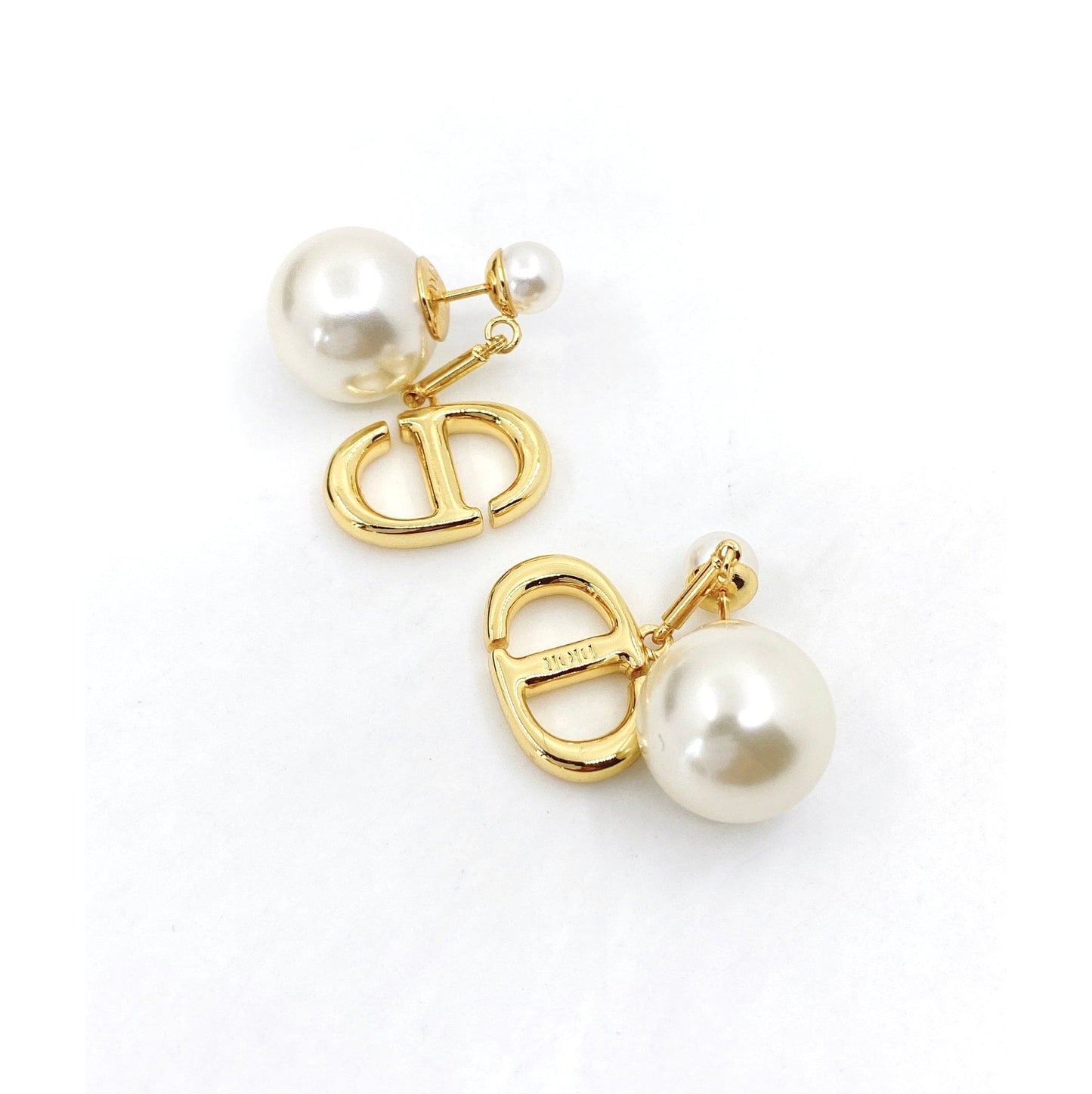Tribales Pearl 18K Gold Earrings