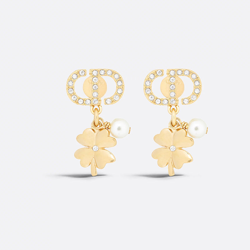 Dior Petit Lucky Charms 18K Gold Earrings