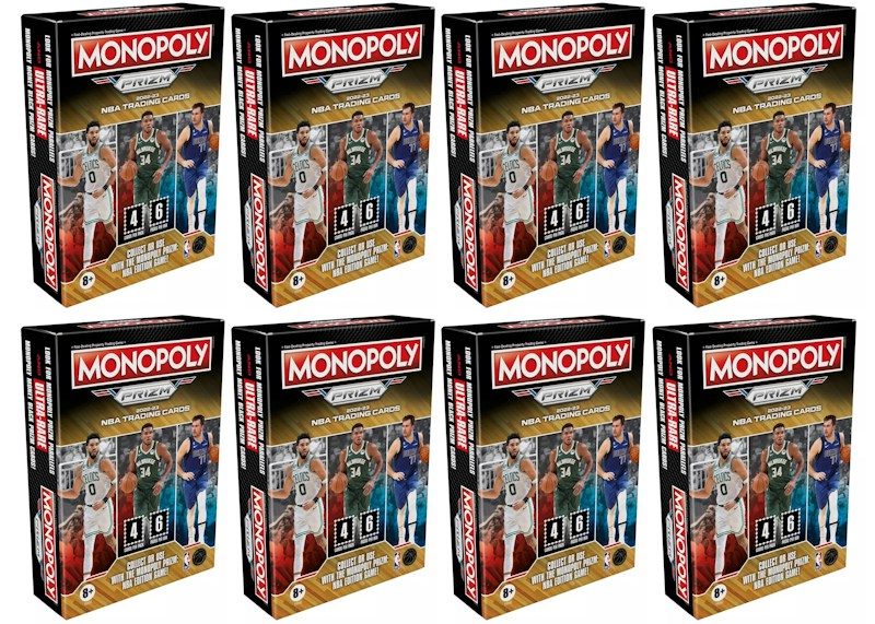 2022-23 Panini Prizm Monopoly Basketball Blaster Booster Box 8x Lot
