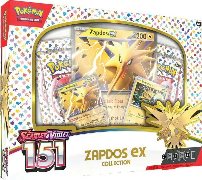 2023 Pok¨¨mon Scarlet & Violet 151 Zapdos ex Box