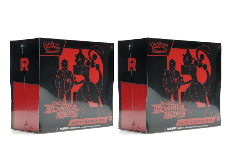 2025 Pok¨¦mon Scarlet & Violet Destined Rivals Elite Trainer Box 2x Lot