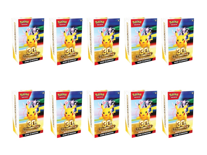 2026 Pok¨¦mon Mega Evolution 30th Celebration Booster Bundle 10x Lot