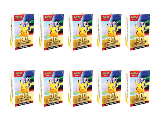 2026 Pok¨¦mon Mega Evolution 30th Celebration Booster Bundle 10x Lot