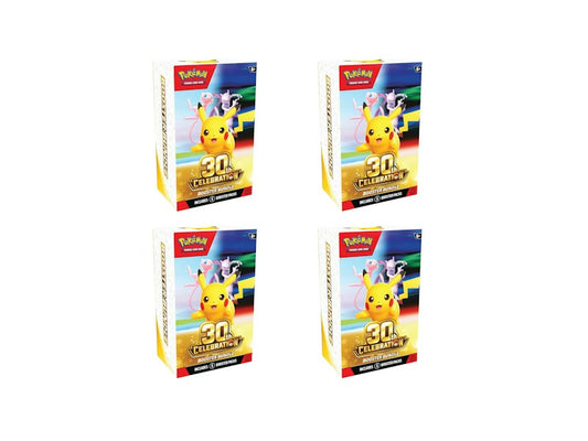 2026 Pok¨¦mon Mega Evolution 30th Celebration Booster Bundle 4x Lot