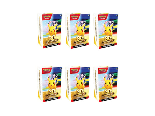 2026 Pok¨¦mon Mega Evolution 30th Celebration Booster Bundle 6x Lot