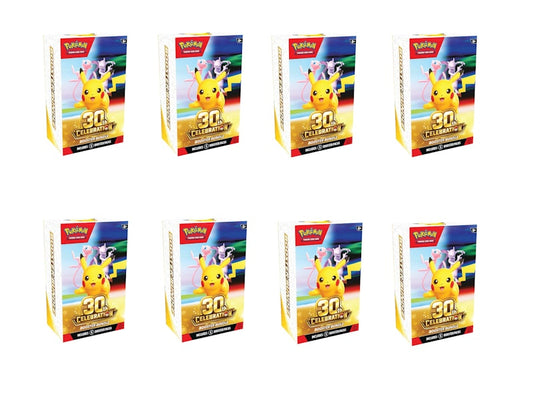2026 Pok¨¦mon Mega Evolution 30th Celebration Booster Bundle 8x Lot