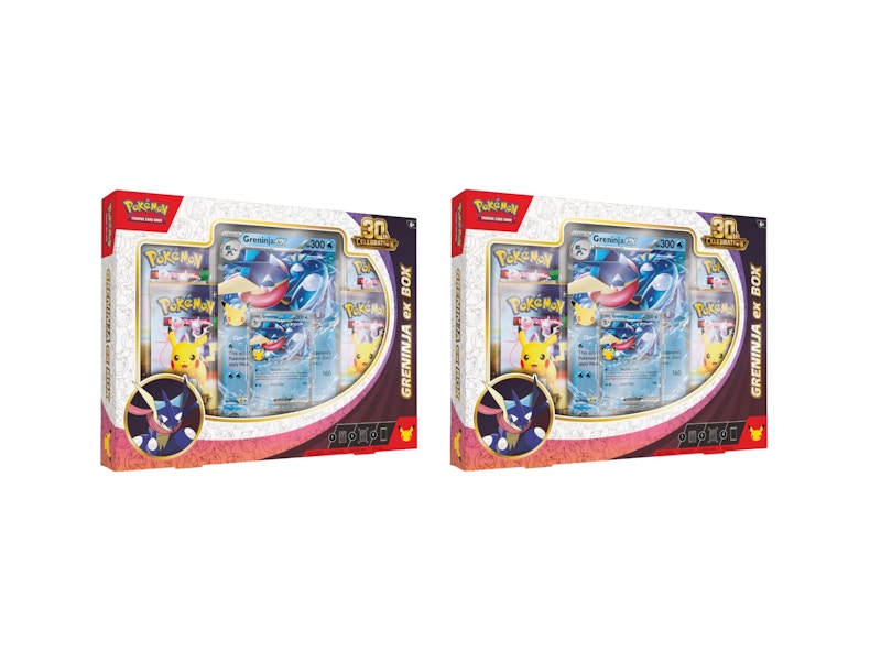 2026 Pok¨¦mon Mega Evolution 30th Celebration Greninja ex Box 2x Lot