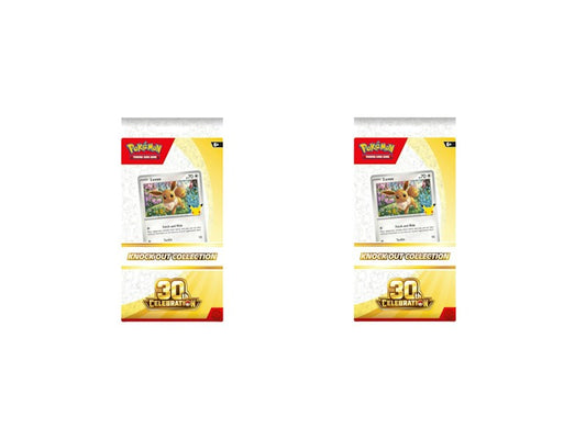 2026 Pok¨¦mon Mega Evolution 30th Celebration Knock Out Collection 2x Lot