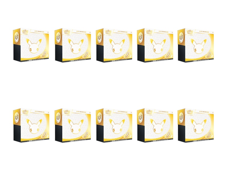 2026 Pok¨¦mon Mega Evolution 30th Celebration Elite Trainer Box 10x Lot