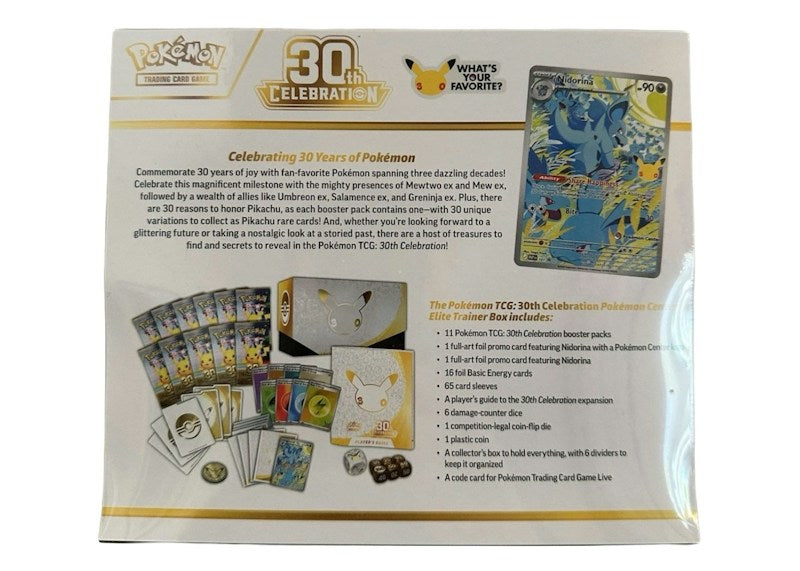 2026 Pok¨¦mon Mega Evolution 30th Celebration Pokemon Center Elite Trainer Box 2x Lot