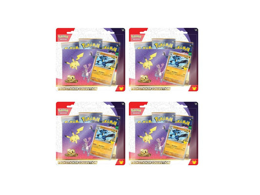 2026 Pok¨¦mon Mega Evolution 30th Celebration Tech Sticker Collection : Lucario Promo 4x Lot