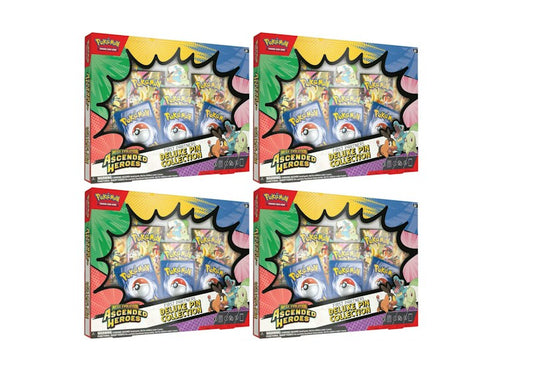 2026 Pokemon Mega Evolution Ascended Heroes Deluxe Pin Collection Box 4x Lot