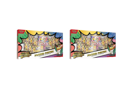2026 Pok¨¦mon Mega Evolution Ascended Heroes Focused Fighters Premium Collection (Sam's Club Exclusive) 2x Lot