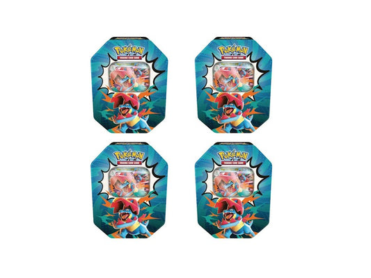 2026 Pok¨¦mon Mega Evolution Ascended Heroes Mega Feraligatr ex Tin 4x Lot