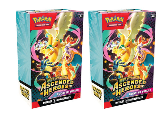 2026 Pok¨¦mon Mega Evolution Ascended Heroes Booster Bundle 2x Lot