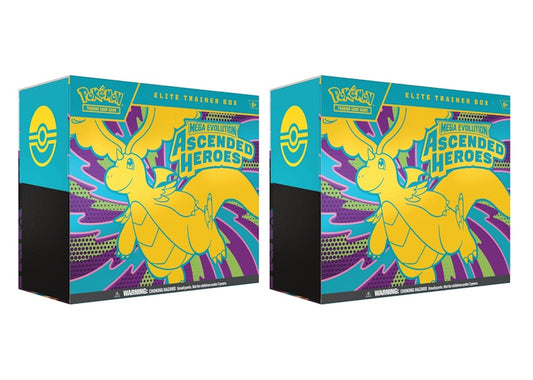 2026 Pok¨¦mon Mega Evolution Ascended Heroes Elite Trainer Box 2x Lot