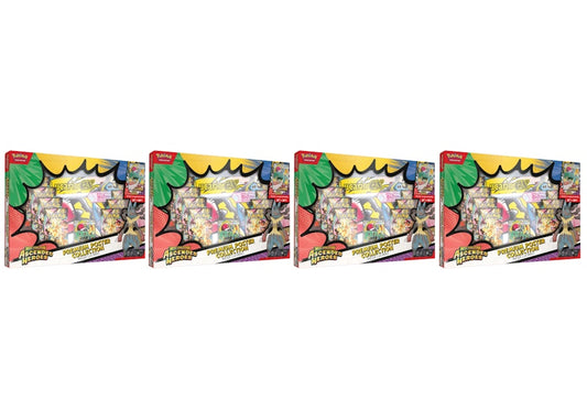 2026 Pok¨¦mon Mega Evolution Ascended Heroes Mega Lucario Premium Poster Collection 4x Lot