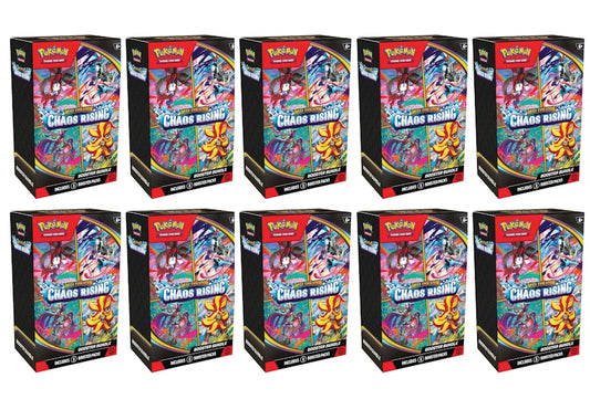 2026 Pok¨¦mon Mega Evolution Chaos Rising Booster Bundle 10x Lot