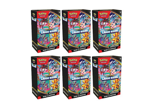 2026 Pok¨¦mon Mega Evolution Chaos Rising Booster Bundle 6x Lot