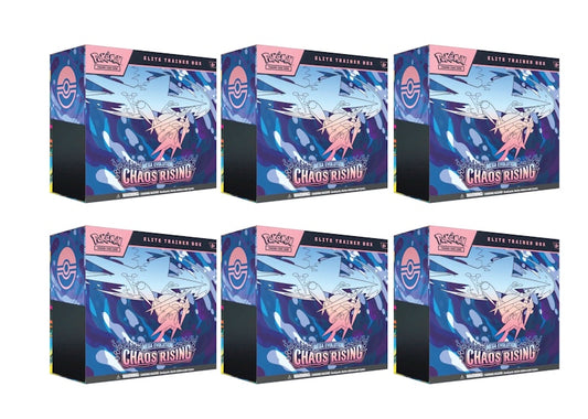 2026 Pok¨¦mon Mega Evolution Chaos Rising Elite Trainer Box 6x Lot