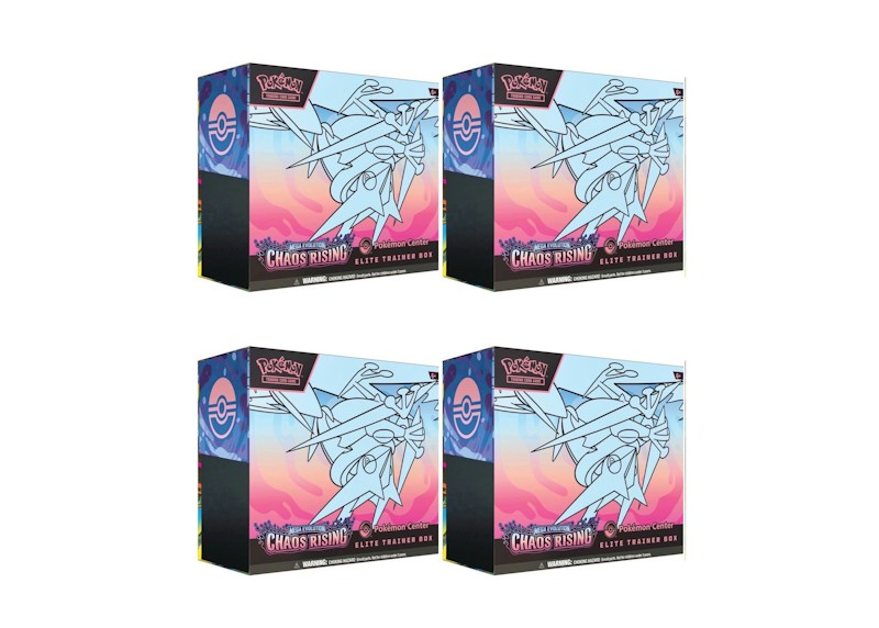 2026 Pok¨¦mon Mega Evolution Chaos Rising Pokemon Center Elite Trainer Box 4x Lot