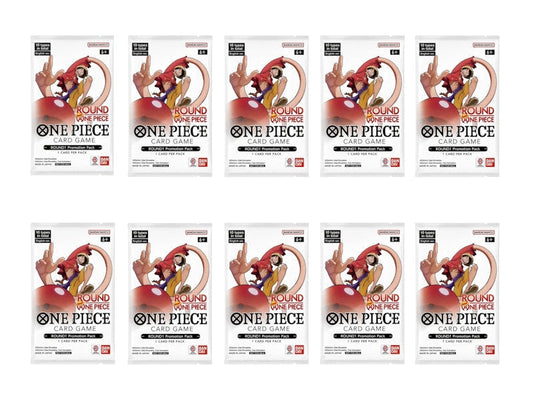 2026 One Piece x Round 1 Promotional Pack 10x Lot (English)