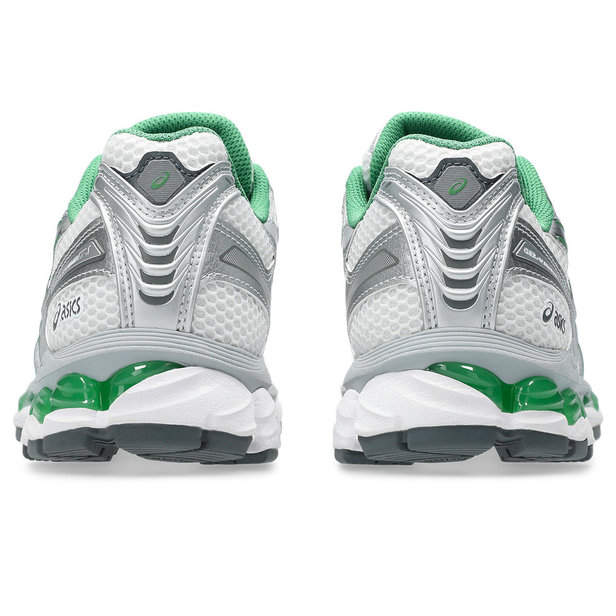 Asics  shoes  neutral running shoes mens  sneakers Gel-Nimbus Silver / White / Green