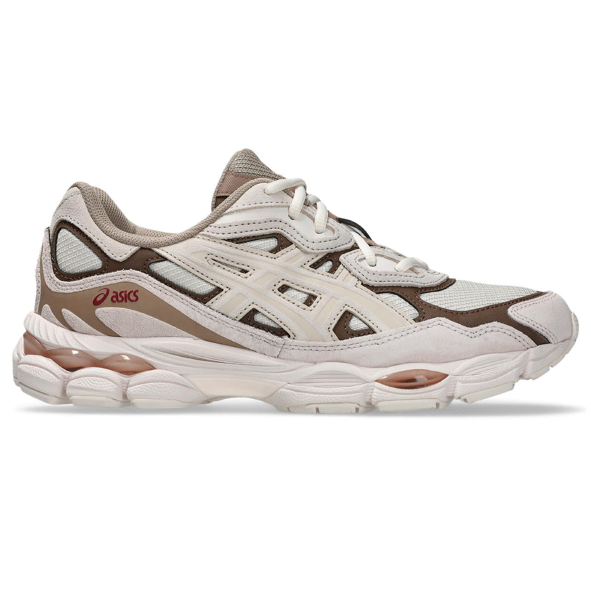 Asics womens shoes  neutral running shoes mens  sneakers Gel-NYC ¨C Cream/Brown Sneaker