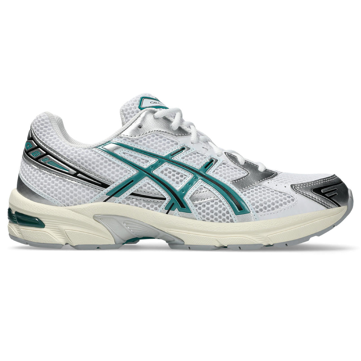 Asics womens shoes  neutral running shoes mens  sneakers Gel-1130 ¨C White/Silver/Teal Green Sneaker
