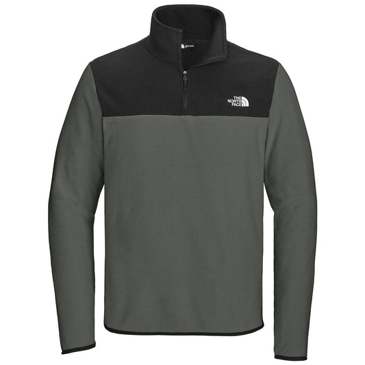 The North Face Men's Asphalt Grey/TNF Black Glacier 1/4-Zip Fleece