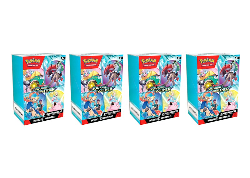 Pok¨¦mon Scarlet Violet Journey Together Booster Bundle 4x Lot